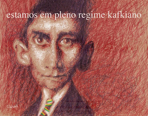 Rapidinhas do português, ilustra do Kafka.